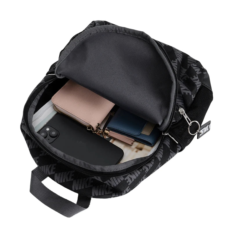 Nike Men's and Women's Travel Bags Mini Casual Backpack Travel Backpack Fashion Backpack Hv6481-010