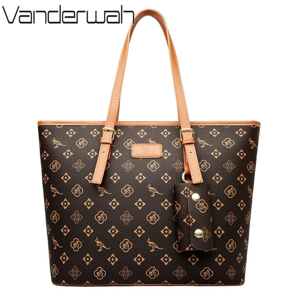 Genuine Brand High Quality Leather Casual Tote Luxury Handbags Women Bags Designer Shoulder Top-handle Bags for Women Sac