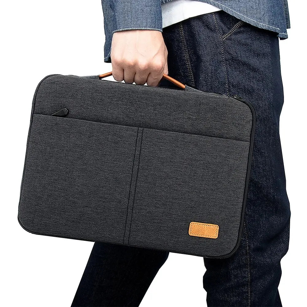 Protective Laptop Sleeve Case for 13.3-14.2 15-15.6 Inch New MacBook Pro M3 Max M2 M1 Slim Carrying Laptop Bag Men Women
