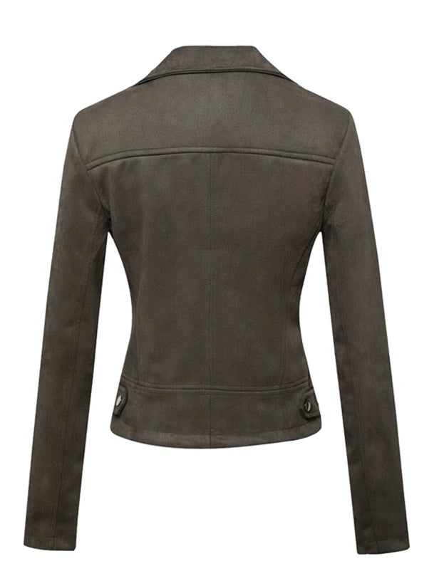 2026 New Women's Red Short Jacket, Fashion Casual Coat Black White Pink Green Brown Female Tops Outerwear XS S M L XL XXL