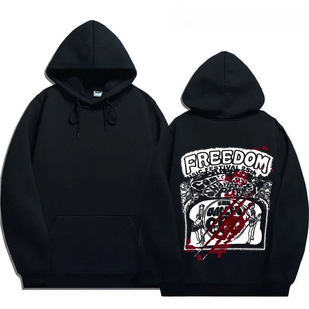 2026  New Style  Cry of  Fear Hoodies  Double Sided   Men's  Women's  Sweatshirt  Unisex  Long-sleeved  Hoodie  Size S-3XL