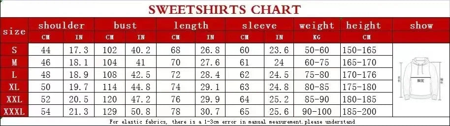 Men Hoodies Harajuku Crewneck Hoodie Fashion Oversize Hoody Autumn Comfortable Tracksuit Brooklyn Est 1998 New York Printing