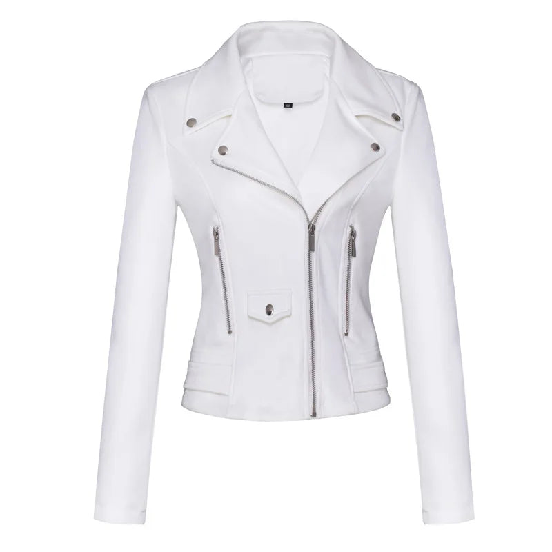 2026 New Women's Red Short Jacket, Fashion Casual Coat Black White Pink Green Brown Female Tops Outerwear XS S M L XL XXL