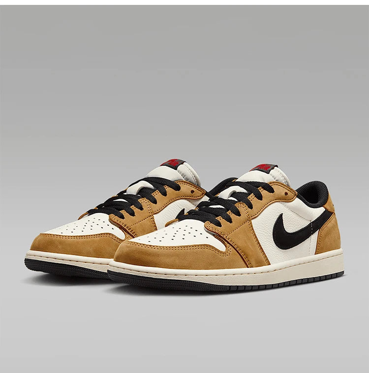 Nike genuine JORDAN men's and women's durable classic lightweight low top basketball shoes CZ0790-107