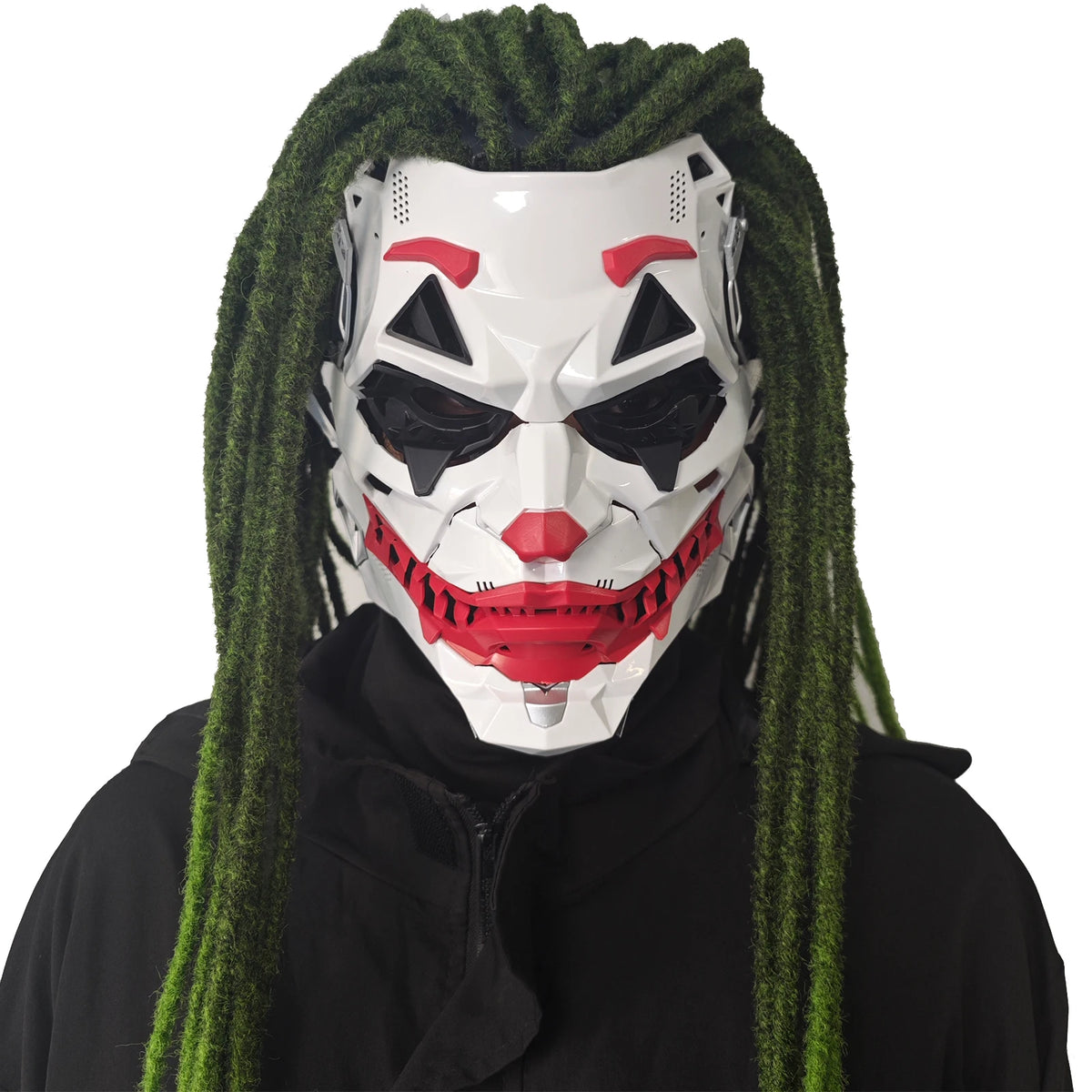 Cyberpunk Masks Clown Braids 2d Cosplay Resin Custom Products Halloween Anime Role-Playing Props And Gifts Toys