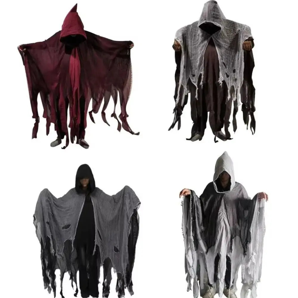 Polyester Halloween Ghost Cloaks Wizard Photo Pros Dementors Cosplay Costume Clothing Props Costumes Outfit