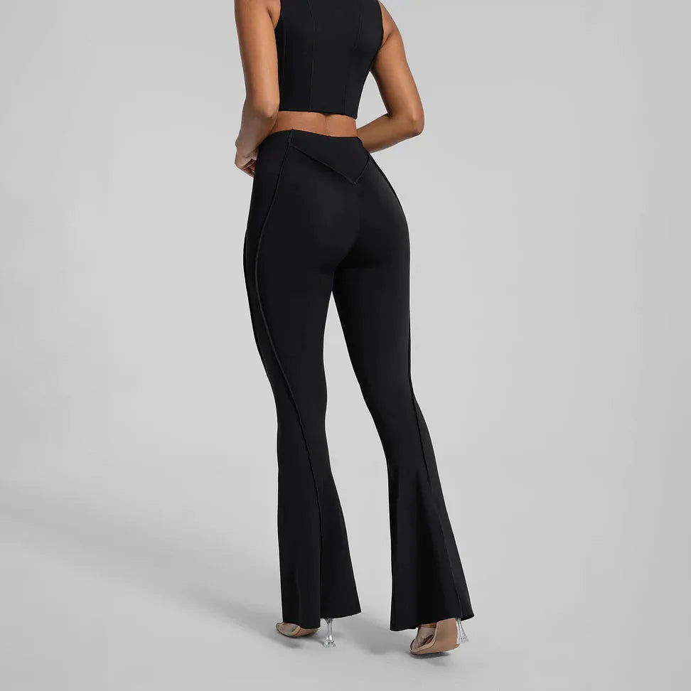 2026 BetterMe Seamless Yoga Flare Pants, High-Waisted Butt-Lifting Training Pants, Women's Running and Gym Workout Leggings