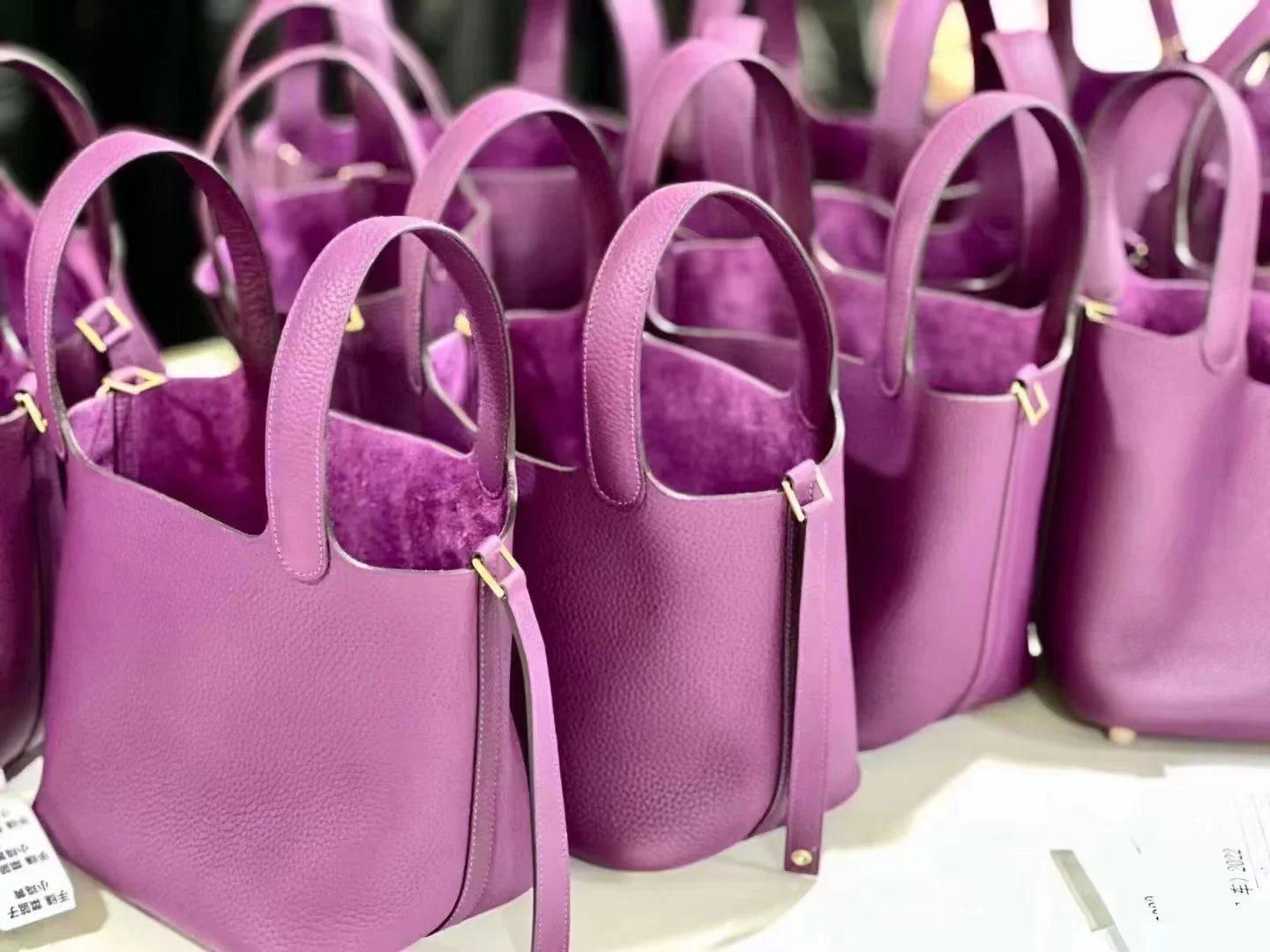 Fashion Classic Womens Bucket Bags Leather Lady Hand Bags High Quality Genuine Leather Luxury Ladies Top Handle Handbags