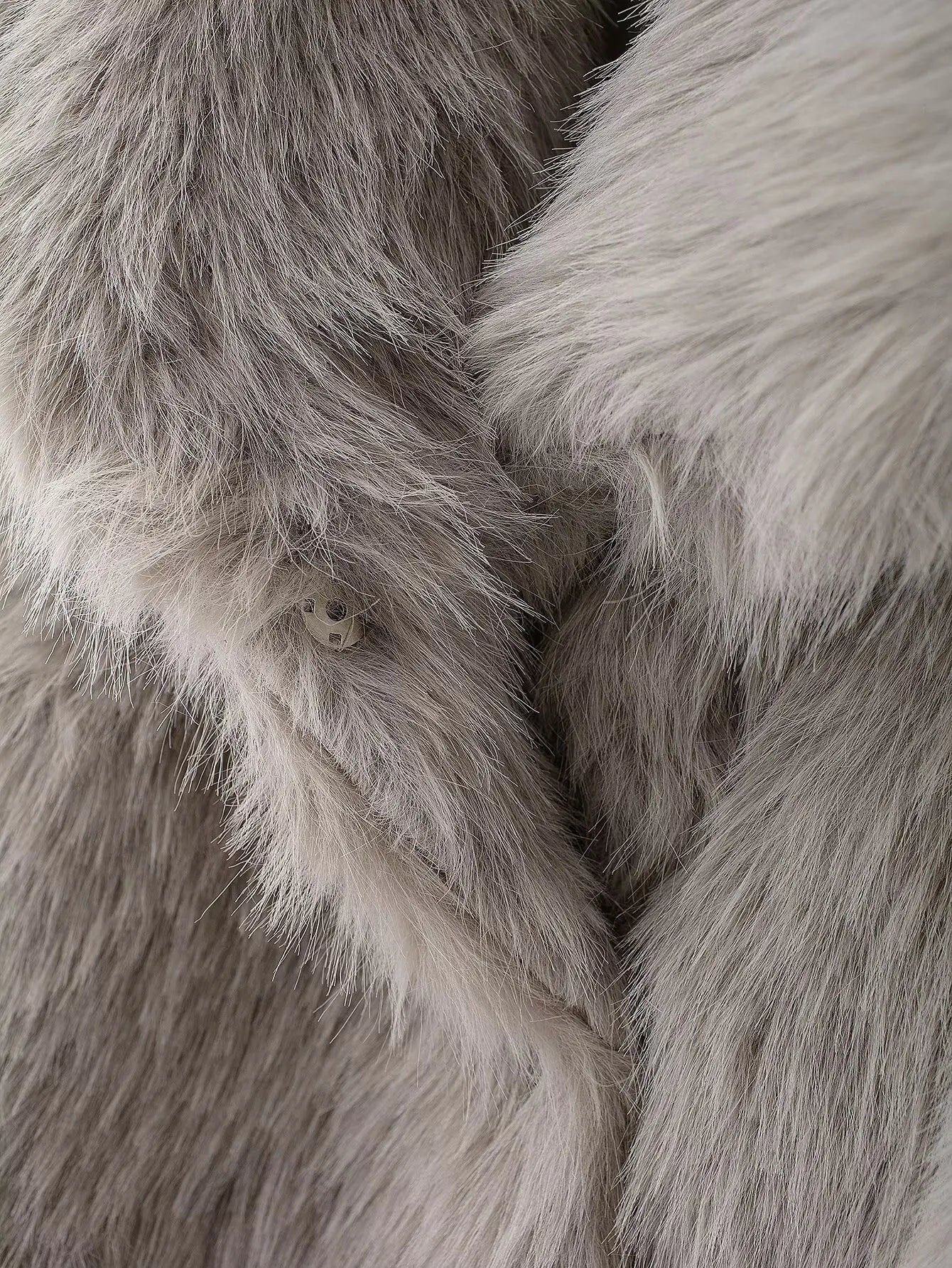 HH 2025 Winter Coats For Women New Artificial Fur Effect Loose Cropped Coat Female Versatile Streetwear Women's Cardigan