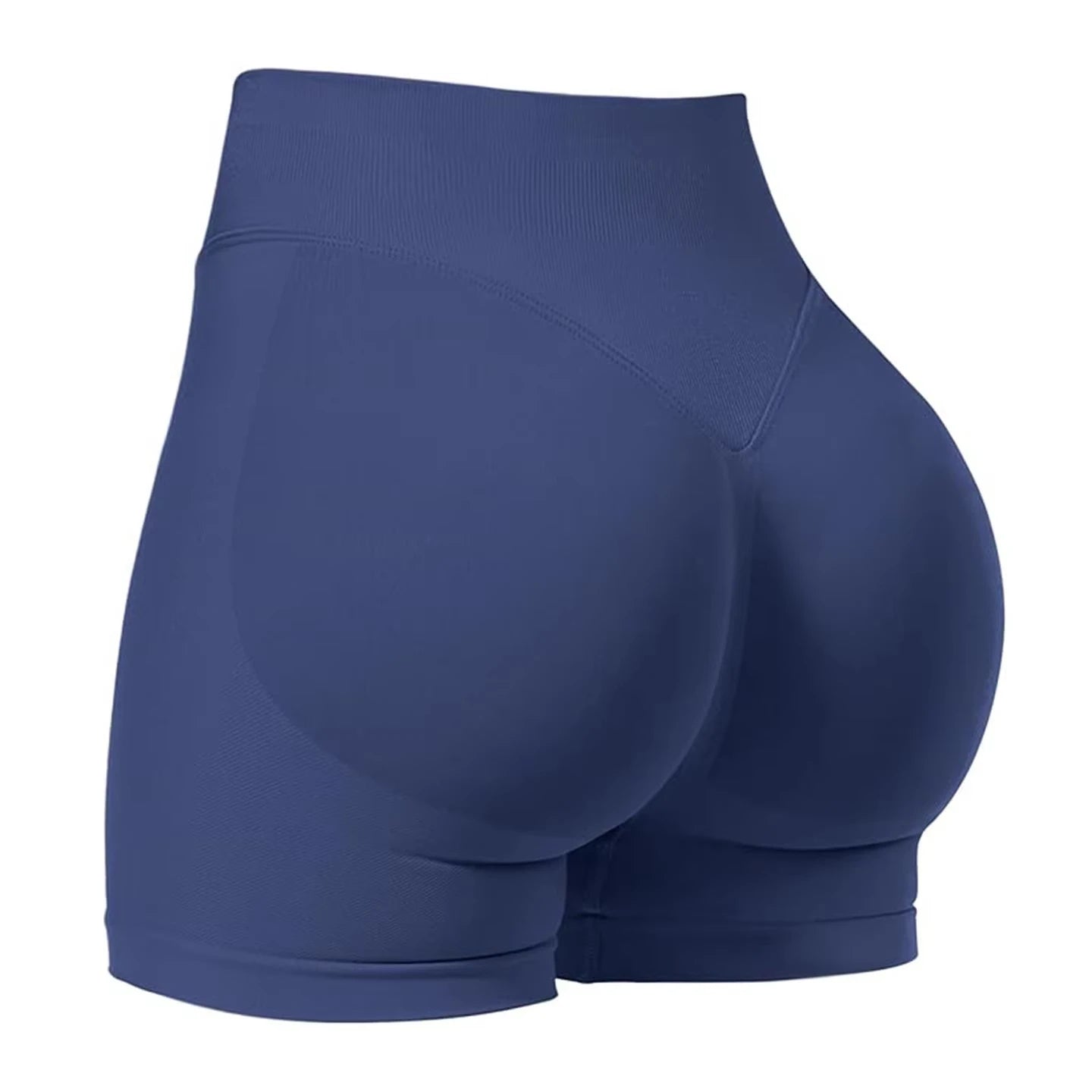 Summer High Waisted Yoga Shorts For Women Fashionable and Sexy Running Fitness Pants Solid Color Yoga Leggings Elastic Tights