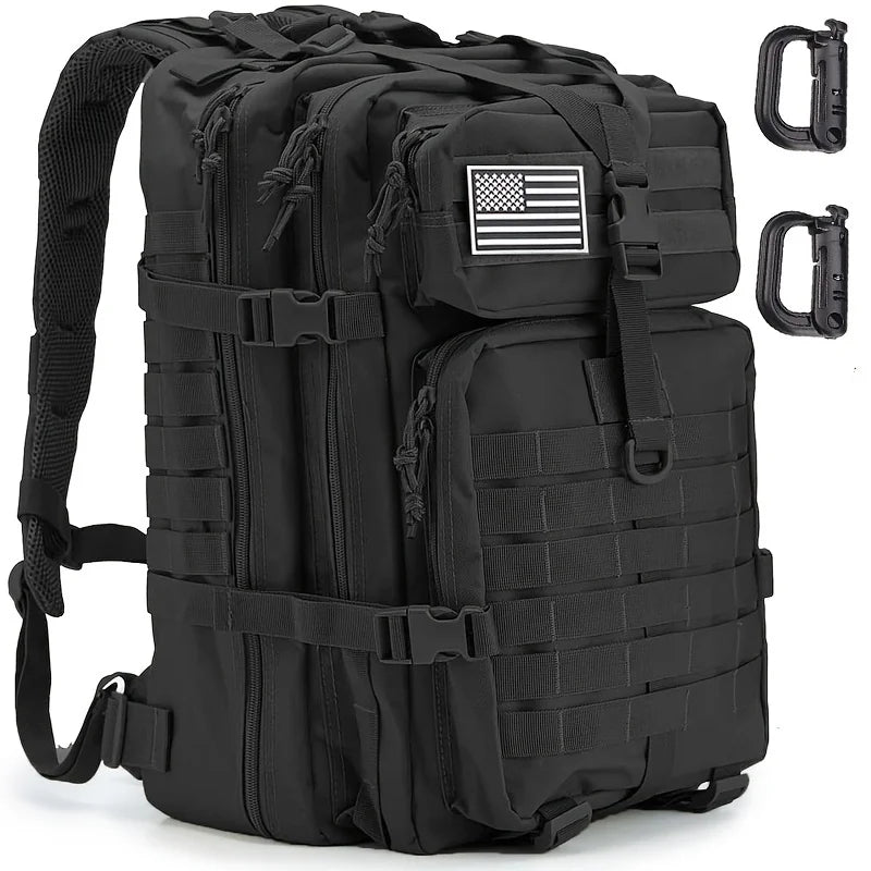 Outdoor Tactical Men's Backpack, 50L Camouflage Waterproof Sports Assault Backpack, Camping and Mountaineering Women's Backpacks