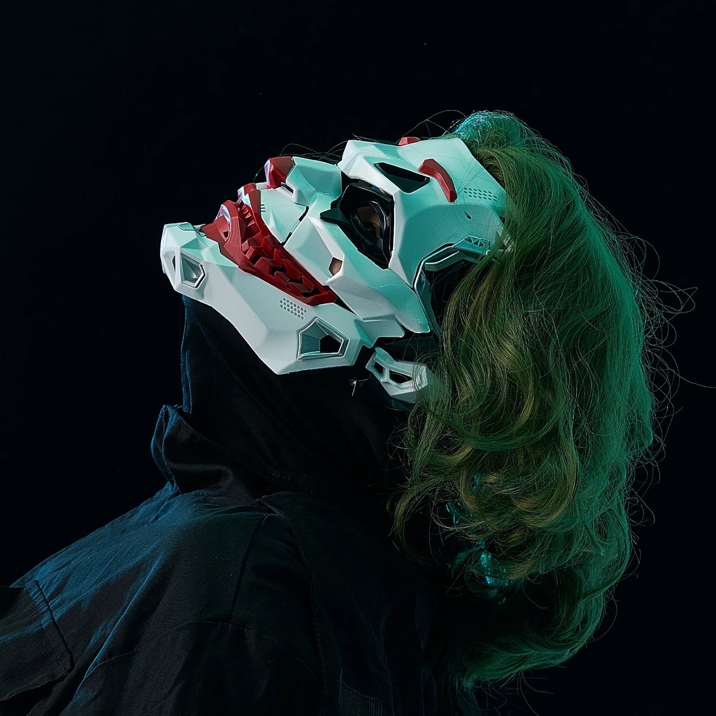 Cyberpunk Masks Clown Braids 2d Cosplay Resin Custom Products Halloween Anime Role-Playing Props And Gifts Toys