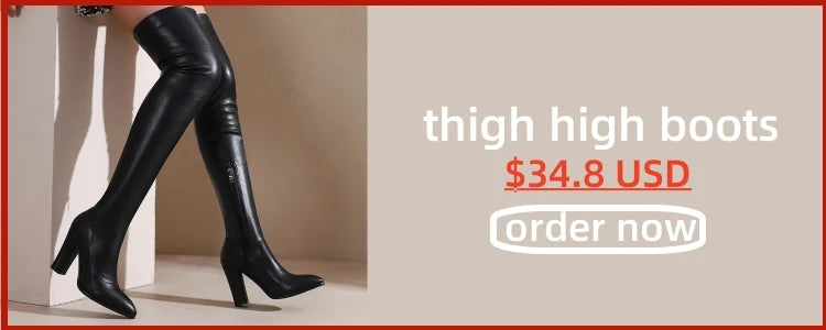 Women High Boots Sexy Zipper Black Red White Knee High Boot Thin Heels Patent Women's Autumn Winter Dance Shoes Large Size 45 48