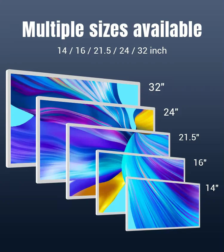 2026newUltra-thin 14 Inch Wall Mounted Android 14 POE Tablet Touch Screen Display 8-core CPU HDMI Input Smart Home Panel