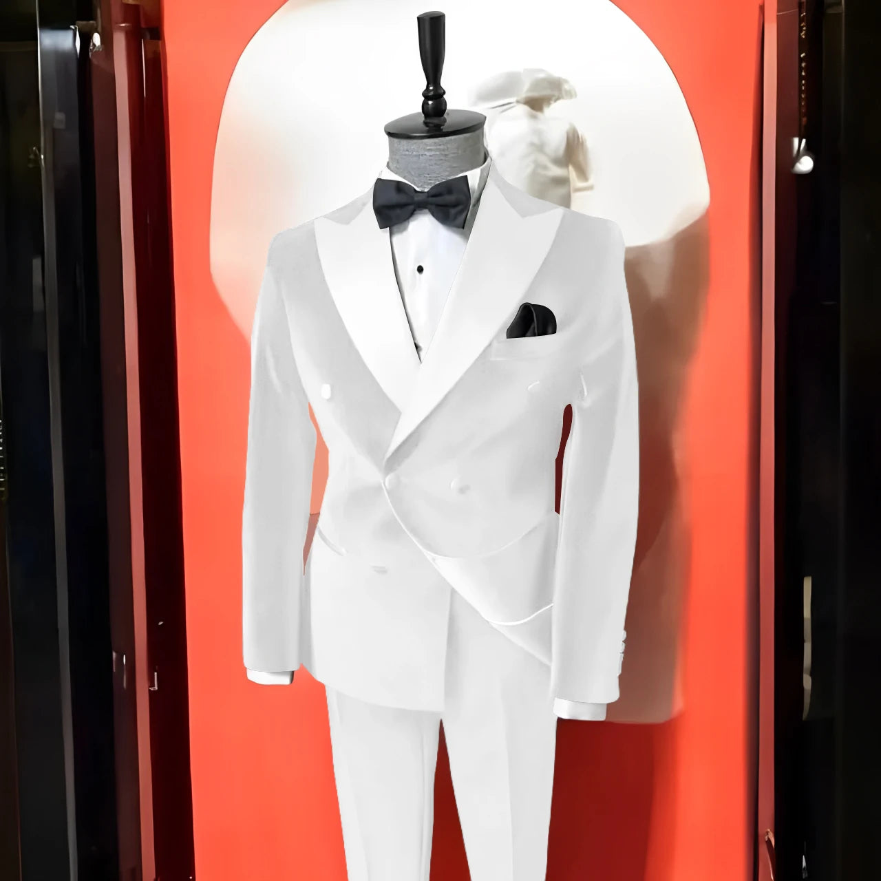 Black Velvet Suits for Men Peak Lapel Formal Wedding Groomsmen 2 Piece Jacket Pants Male Clothing Luxury Costume Homme Terno