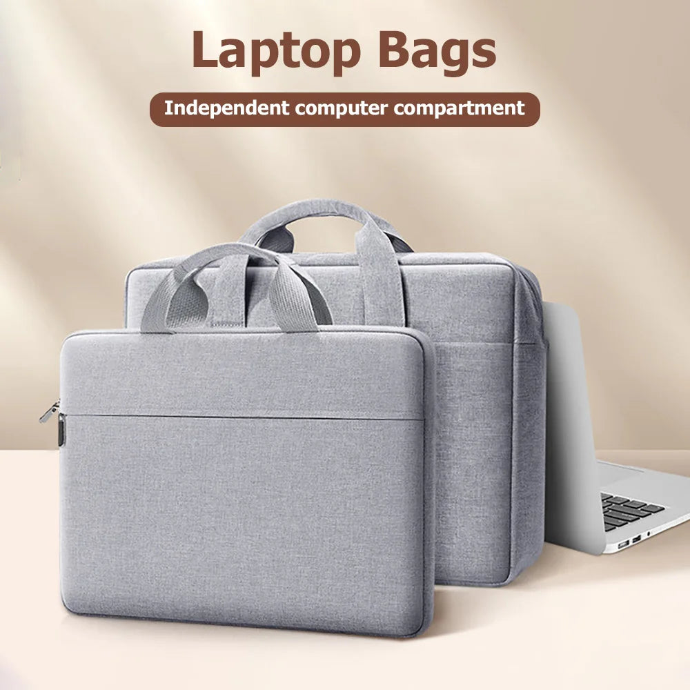 for MacBook Xiaomi Huawei ASUS Notebook Bags Shockproof Laptop Sleeve Handbag 11-16 Inch Ultra Thin Business Briefcase