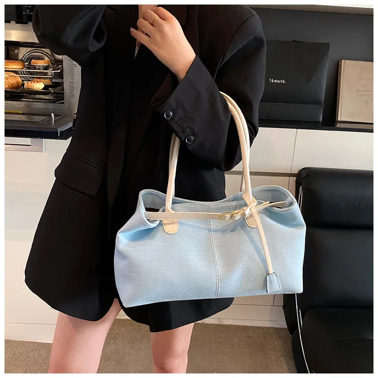 2026 High Quality Fashionable Versatile Commuting Handbag Simple Casual Large Capacity Single Armpit Shoulder Bag for Women
