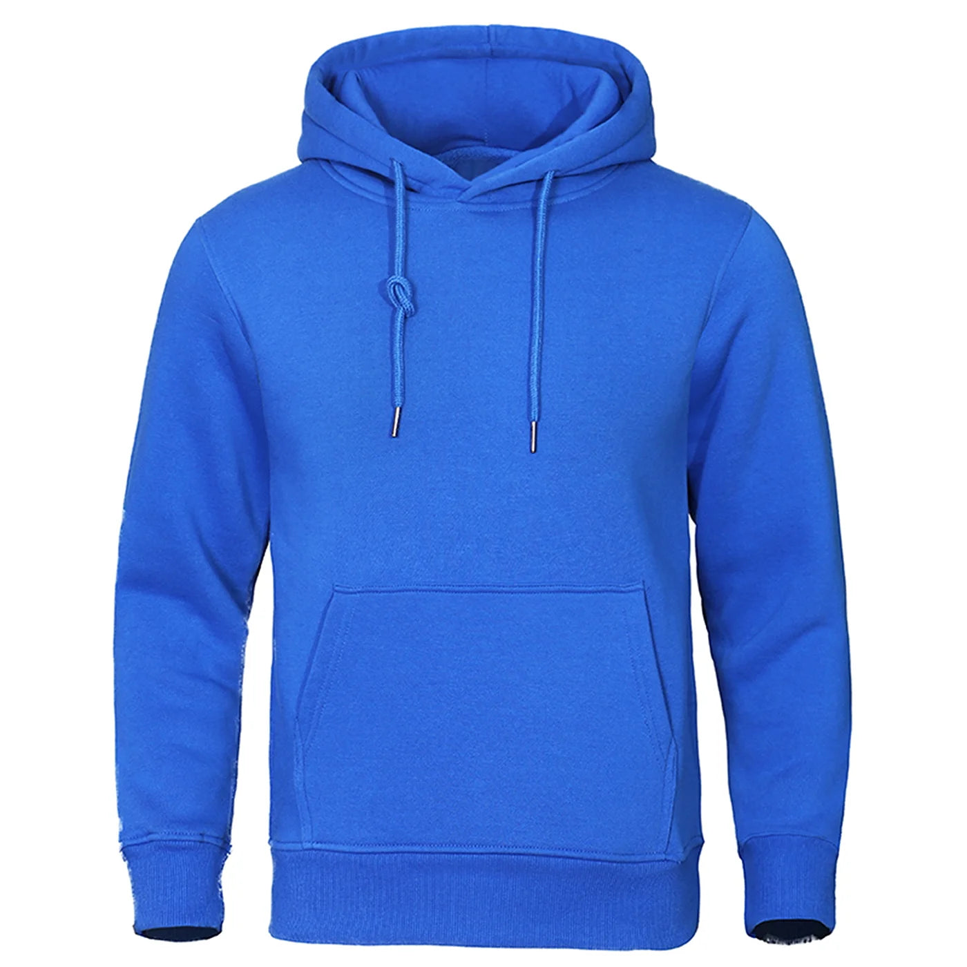 Winter Solid Color Men Hoodies Fleece Warm Mens Sweatshirt Fashion Men Fleece Warm  Sweatshirt