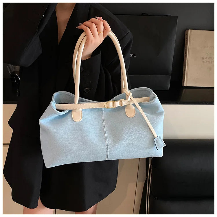 2026 High Quality Fashionable Versatile Commuting Handbag Simple Casual Large Capacity Single Armpit Shoulder Bag for Women