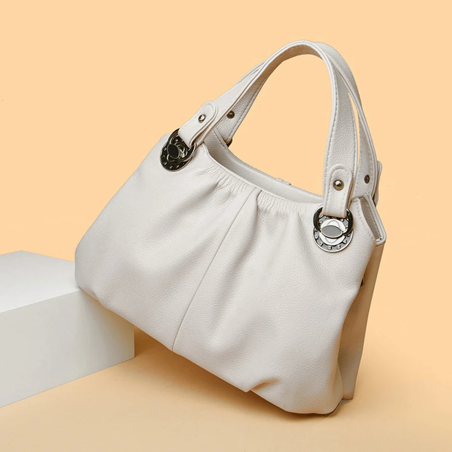 Fashion Lady Crossbody Bag Luxury Genuine Leather  Trend Women Shoulder Bags High Quality Vintage Large Capacity Handbag Bolsos