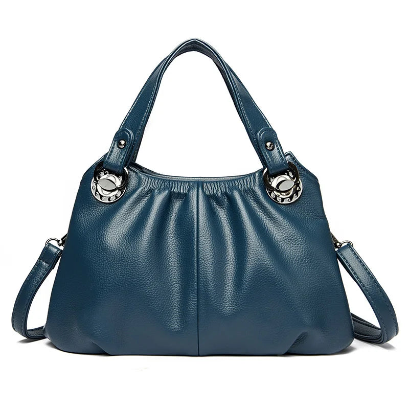 Fashion Lady Crossbody Bag Luxury Genuine Leather  Trend Women Shoulder Bags High Quality Vintage Large Capacity Handbag Bolsos