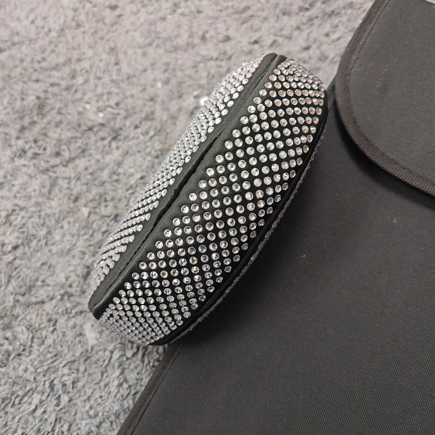 Full Diamond Dumpling Bag Women's Socialite Dinner Clutches Ladies Sparkling Rhinestone Evening Handbag Mini Banquet Party Purse