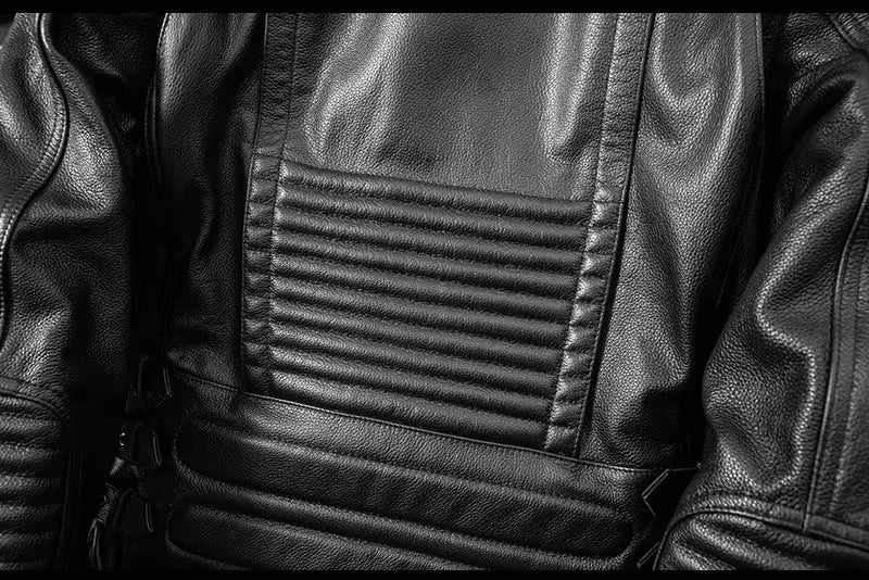 Mauroicardi Spring Autumn Cool Hard Black Pu Leather Motorcycle Biker Jacket Men Belt Zipper Luxury Designer Fashion Clothes