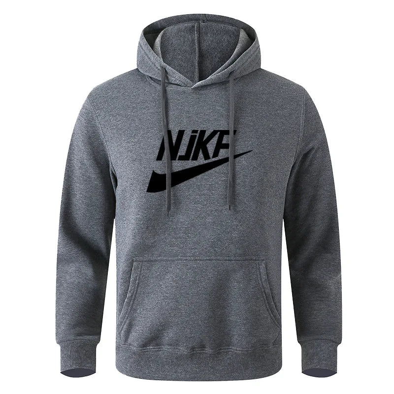 New autumn and winter men's and women's fleece hoodies for foreign trade, casual sports, fashionable men's hoodies