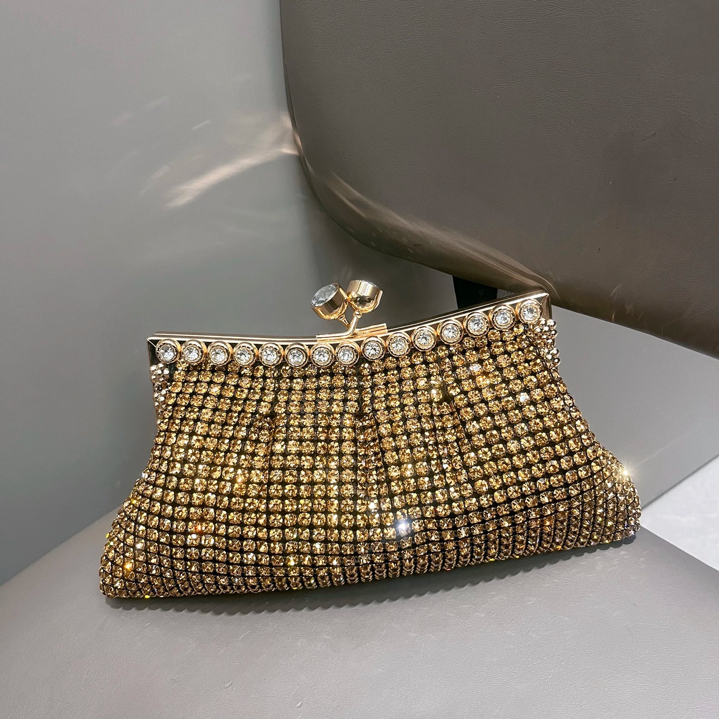 Handle Rhinestones Evening clutch Bag Purses and handbag luxury Designer shiny Crystal Clutch purse bucket bag shoulder bags