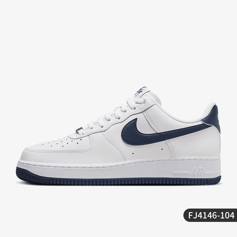 Nike official authentic Air Force 1 07 men's casual wear-resistant board shoes FJ4146-104