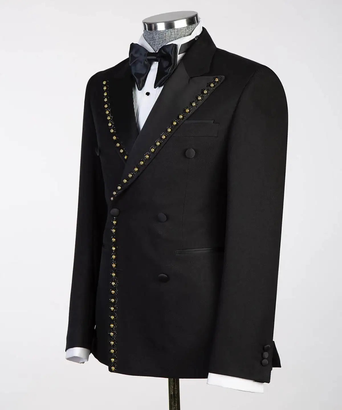 Fashion Men's Suit Shine Crystal Wedding Suits Comfort 2-Pieces Party Tailor-Made Groom Groomsman Formal Occasions Customized