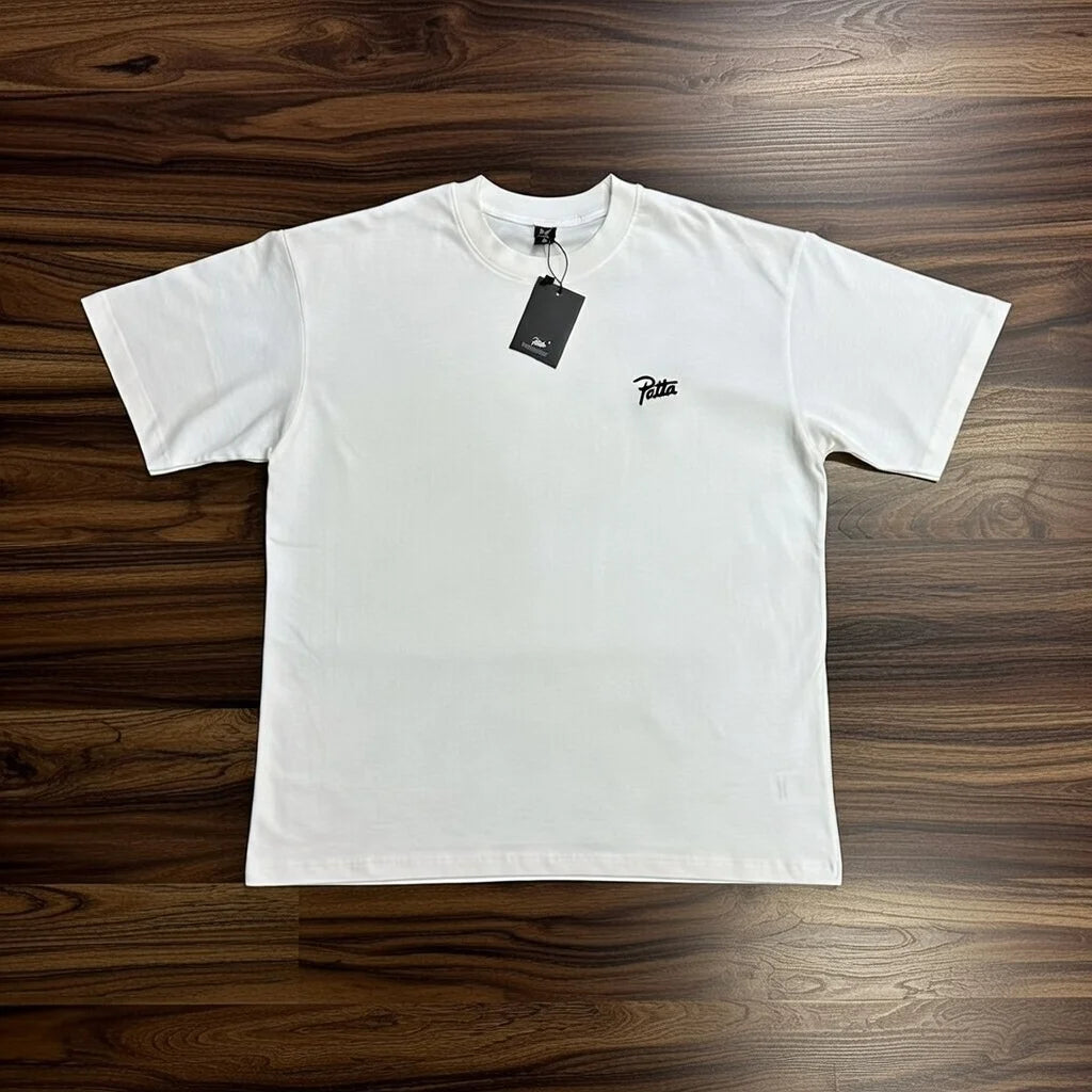New Arrival Patta Tshirt American Street Style with Palm Tree Star Print Man Short Sleeve Tops