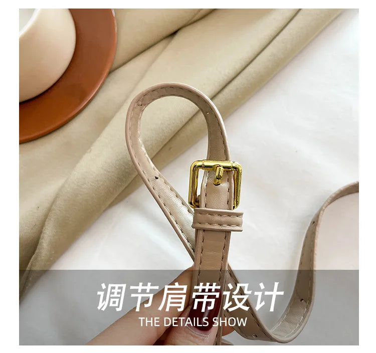 Designer Women Handbags 2025 French Women's Bag Pleated Miu Niche Trendy Handbag Crescent Bag Ins Single Shoulder Crossbody Bag