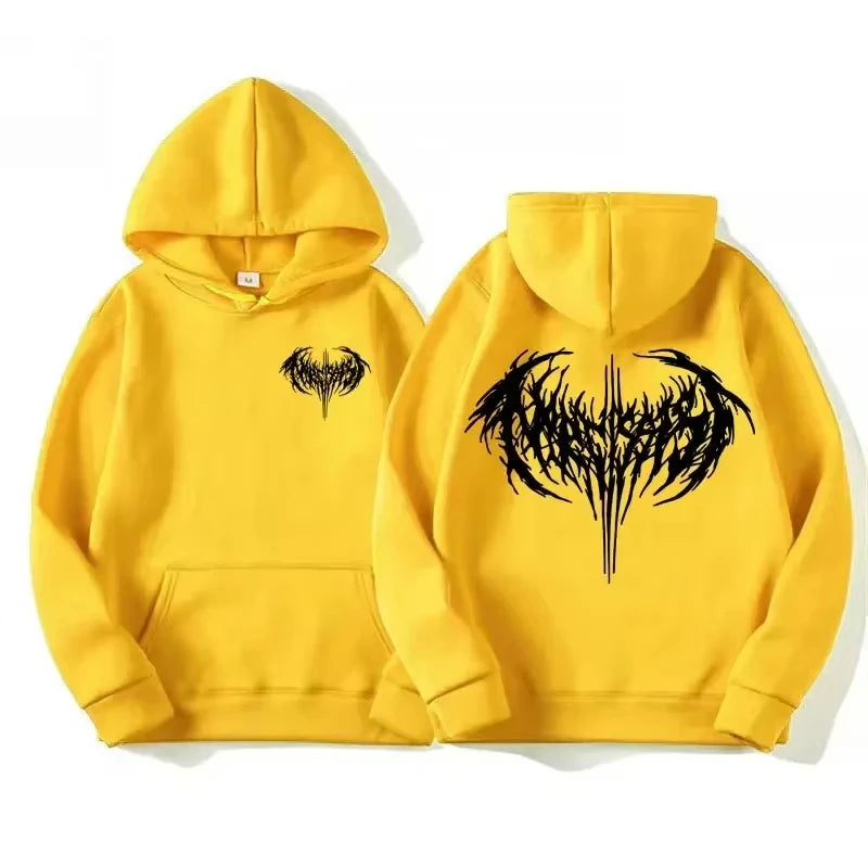 Rapper Graphic Hoodies Men Retro Hip Hop Hoodie Fashion Oversized Sweatshirt Streetwear