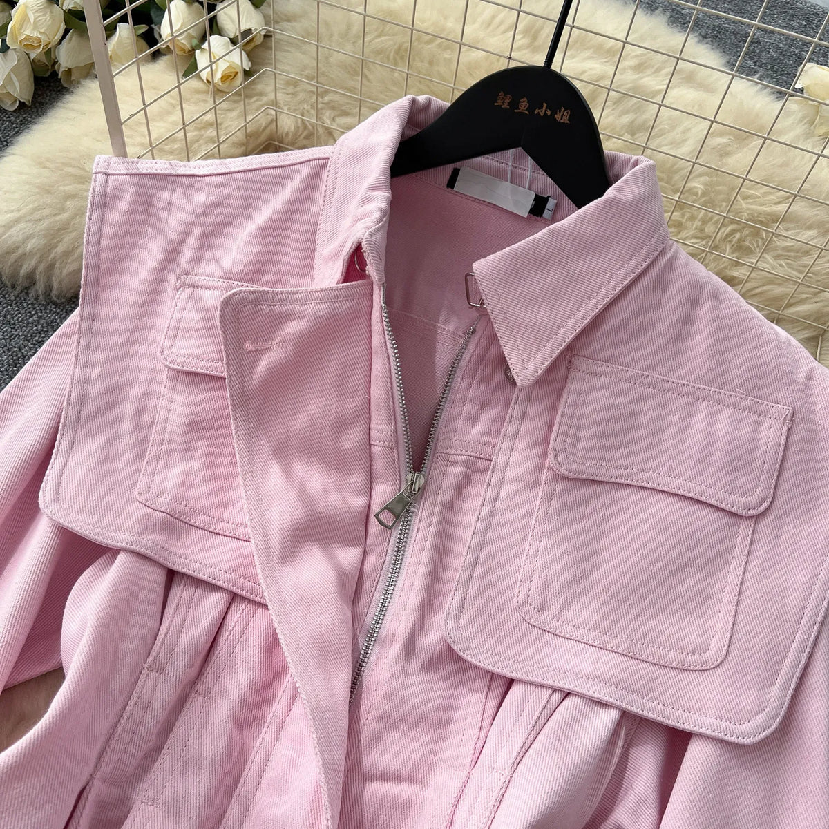 SINGREINY Fashion Senior Denim Jacket New French Classic Lapel Full Sleeves Slim Outwear Women Autumn Chic Elegant Workwear Coat