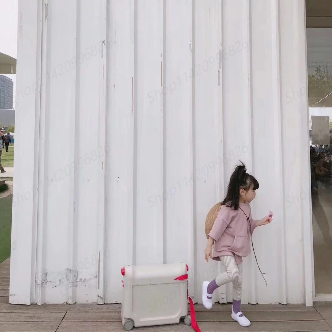 Children's Luggage Can Lie Down Can Sit Can Ride Multi Purpose Child Cabin Suitcase ABS Multifunctional Baby Traveller's Bed