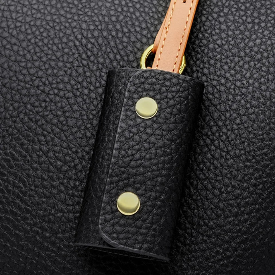 Genuine Brand High Quality Leather Casual Tote Luxury Handbags Women Bags Designer Shoulder Top-handle Bags for Women Sac