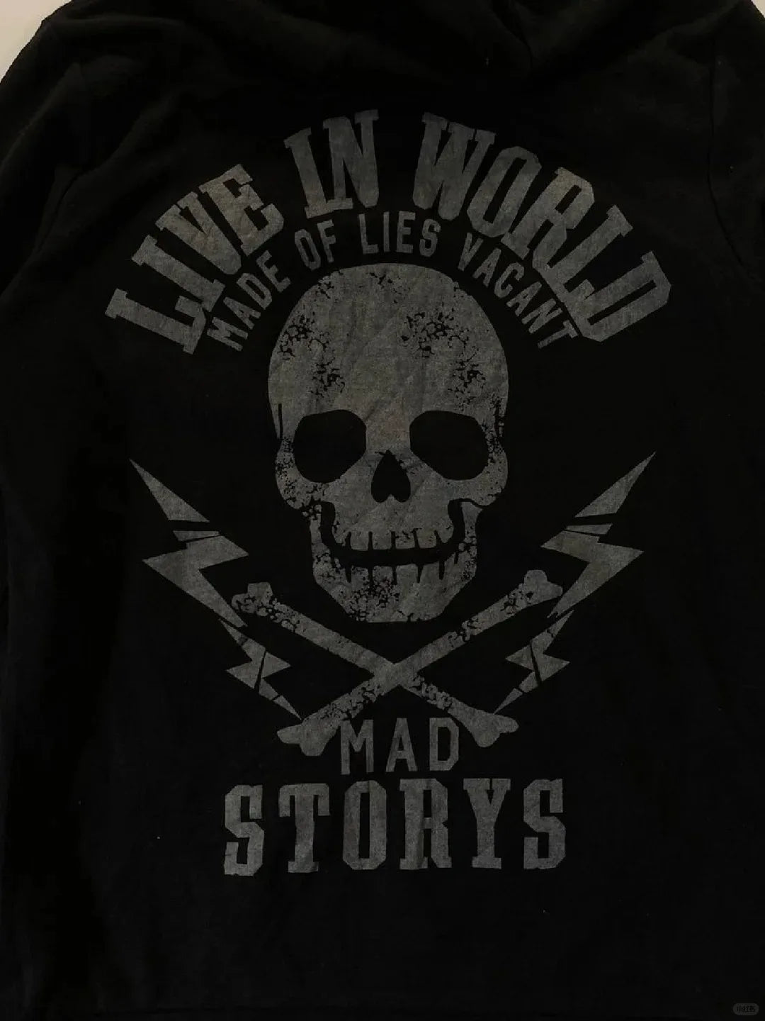 Winter Women's Skull Punk High Street Vintage Y2k Hoodies Zip-up Harajuku Hip Hop Hooded Streetwear Goth Girl Casual Hoodie 90s