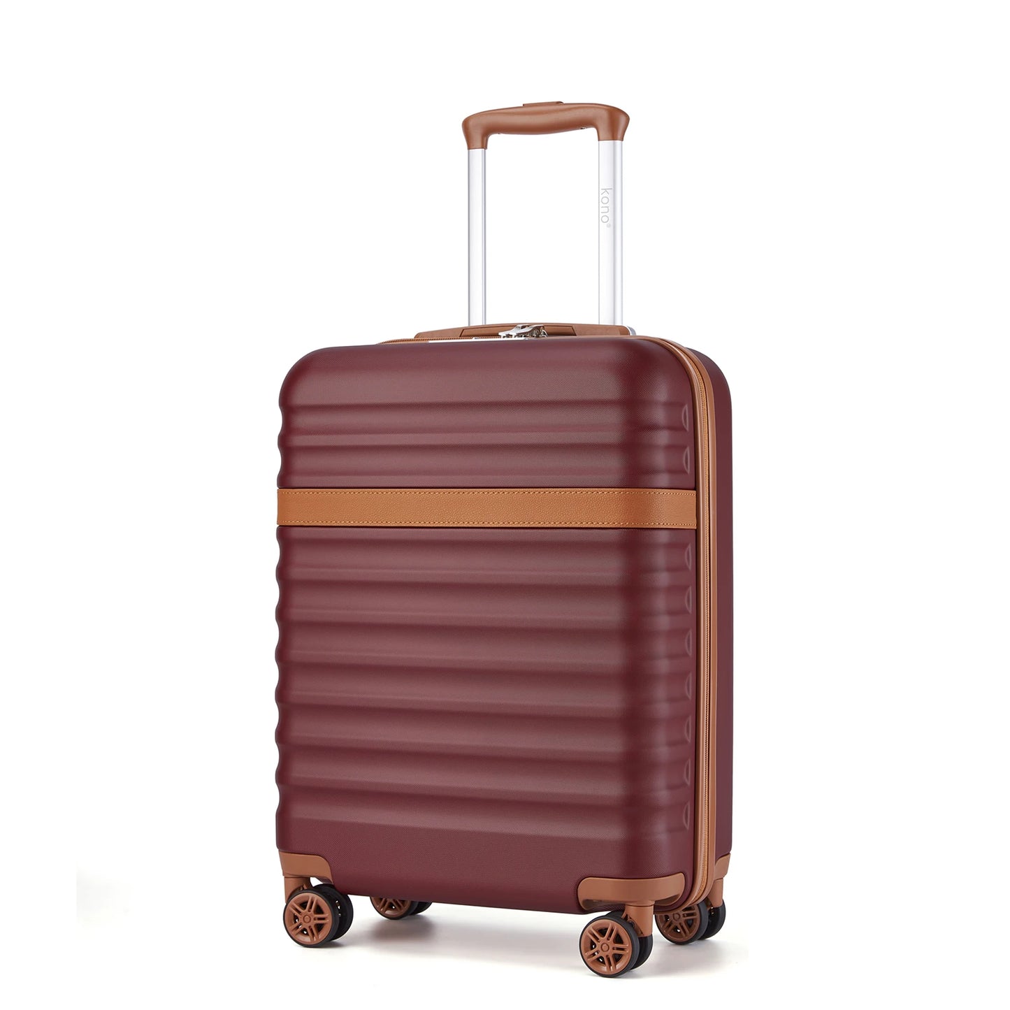 KONO ABS + PC hard case with 4 wheels, TSA lock trolley hand luggage/suitcase (55/65/75cm)