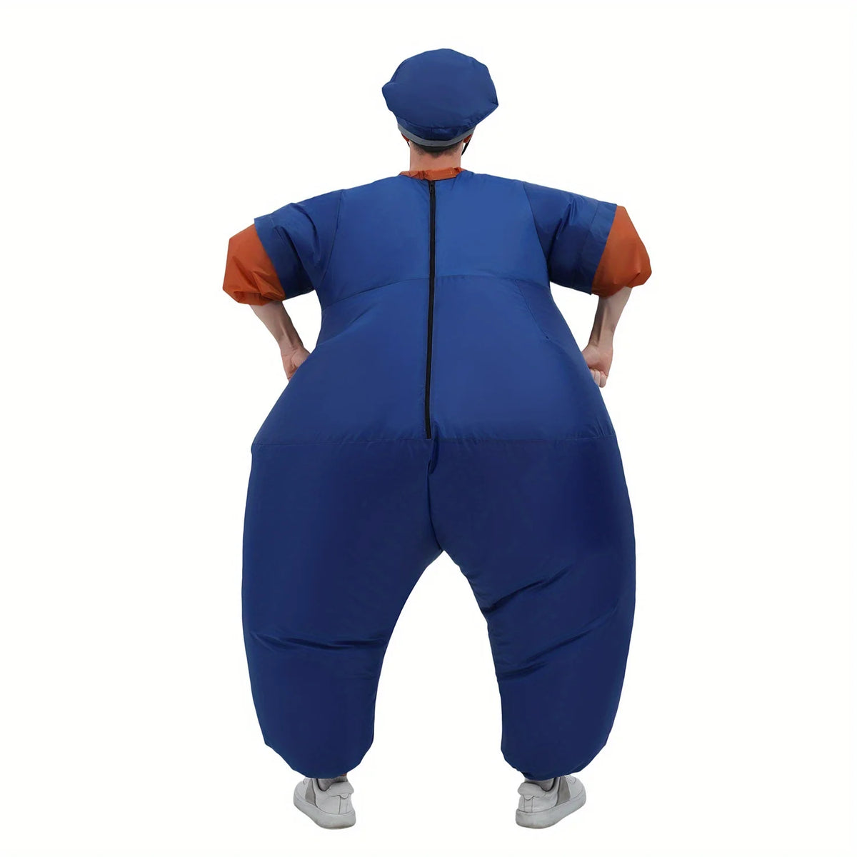 Inflatable Police Costume Halloween Costume Adult Funny Police Blow up Costumes for Cosplay Party