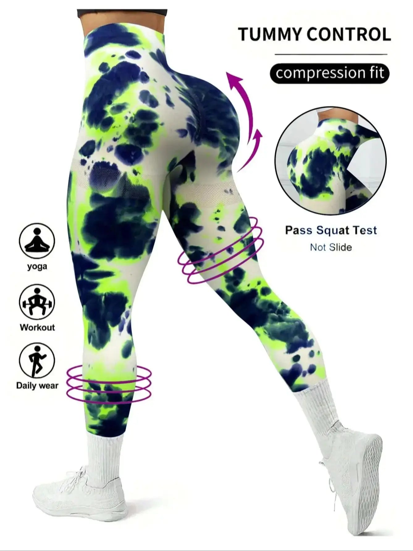 Women High-end Yoga Pants Fitness Leggings High elastic Sports Pants Push UP Tights Running Leggings Breathable Gym Leggings