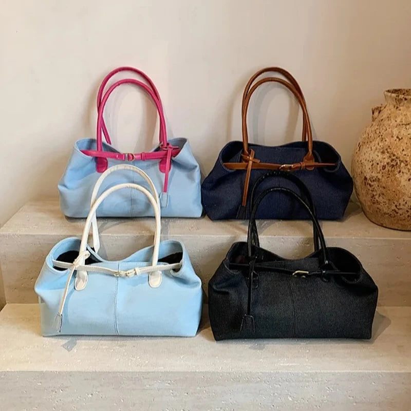 2026 High Quality Fashionable Versatile Commuting Handbag Simple Casual Large Capacity Single Armpit Shoulder Bag for Women