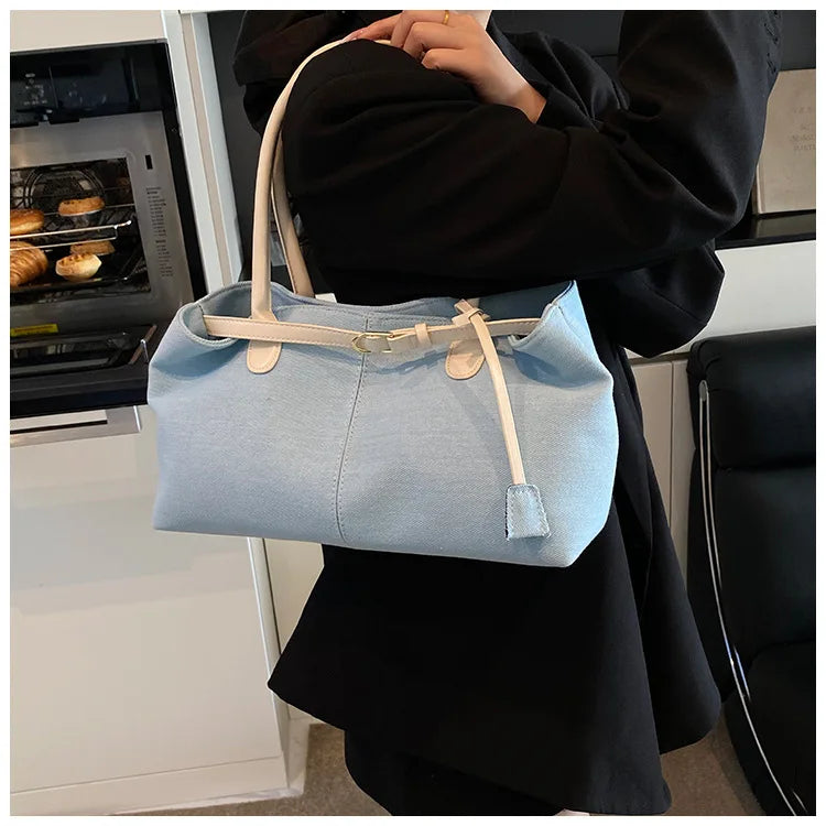 2026 High Quality Fashionable Versatile Commuting Handbag Simple Casual Large Capacity Single Armpit Shoulder Bag for Women