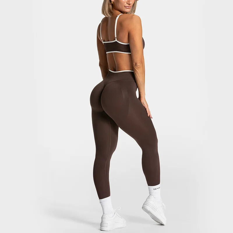 Ignite Sculpt Series Logo Scrunch Seamless Leggings Women Yoga Pants Hip Lifting Running Exercise Gym Sports Bra Fitness Shorts