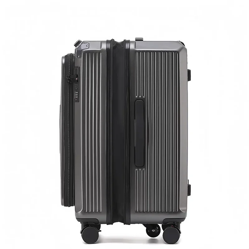 Side-Opening Suitcase 28 inch Large Capacity Expandable Luggage 24/26 Thickened Trolley Case 20 inch Boarding Box with 5 Wheels