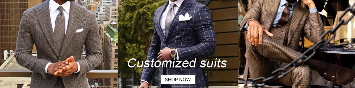 Luxury Wedding Men Suits Gentleman Crystal Neck Tailor-Made Groom One Coat Singer Suits Formal Occasions Party Size Customized