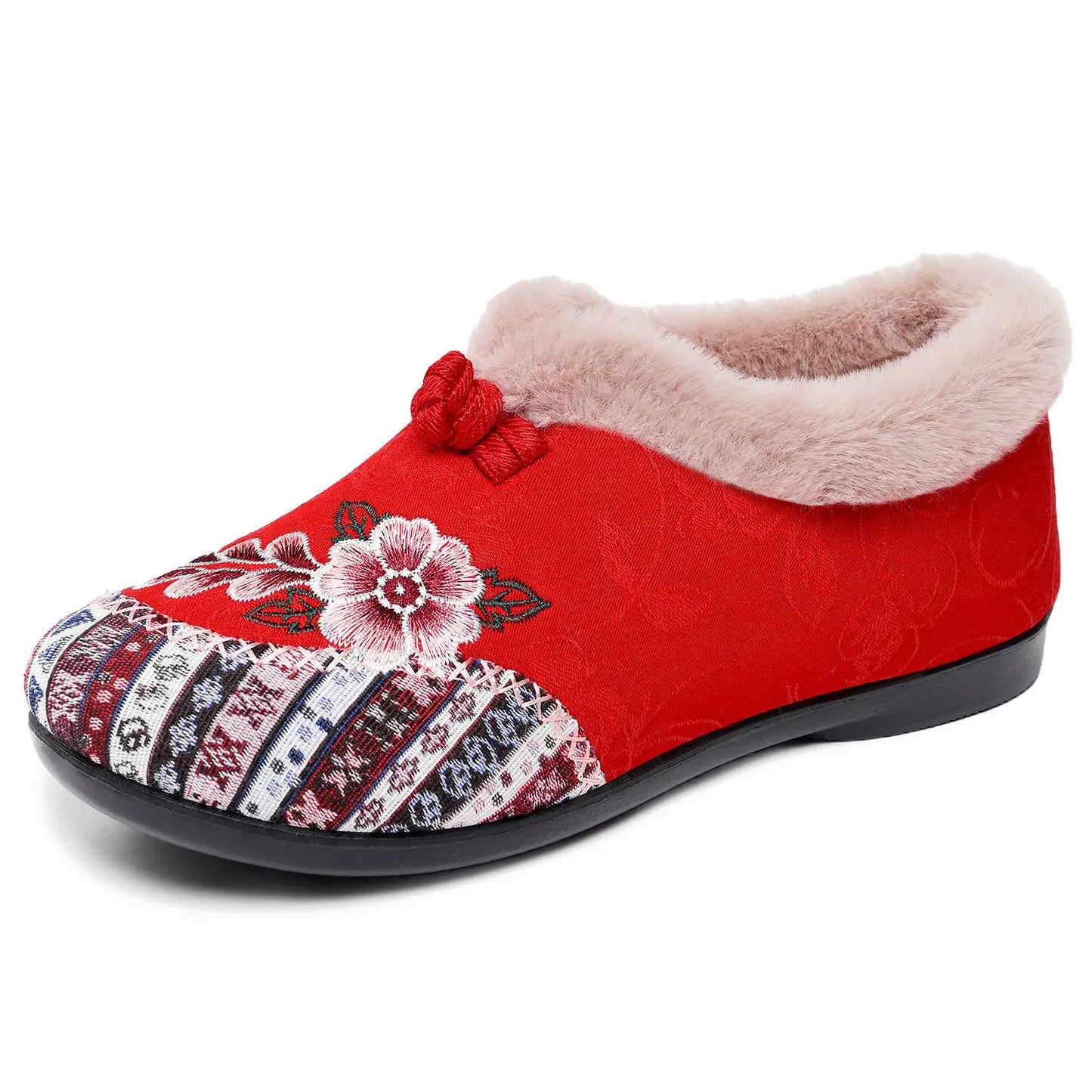 Fashion Women's Shoes Zapatillas De Mujer Cotton Shoes Woman Botines Embroidered Snow Boots Women Botas Winter Warm Short Boots