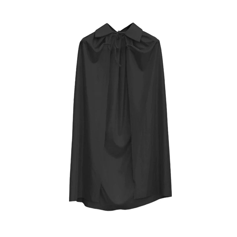 Halloween Cosplay Vampire Wizard Death Cloak Costumes Grim Reaper Black Translucent Erotic Cape Clubwear Stage Performance Wear