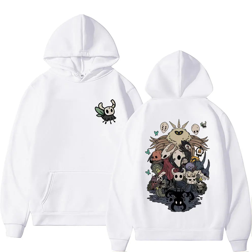 Game Hollow Knight Graphic Hoodie Men Women Fashion Vintage Oversized Streetwear Unisex Premium Fleece Cotton Pullover Hoodies