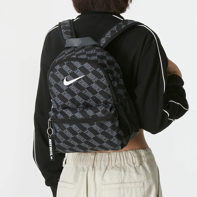 Nike Men's and Women's Travel Bags Mini Casual Backpack Travel Backpack Fashion Backpack Hv6481-010